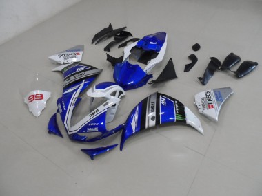 Bleu Blanc Carrosserie Yamaha R1 09-11