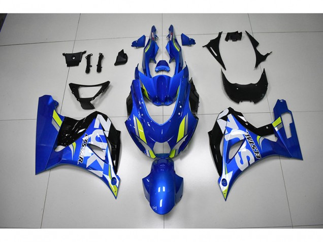 Bleu Blanc Décalque Carénage Suzuki GSXR 1000 17-23 Bleu Blanc Décalque Carénage Suzuki GSXR 1000 17-23