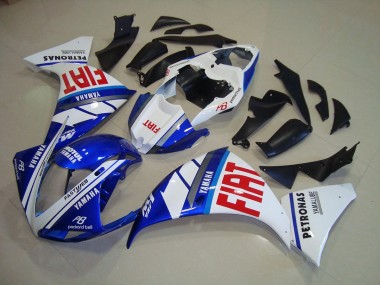Bleu Blanc Fiat Carénage Yamaha R1 09-11