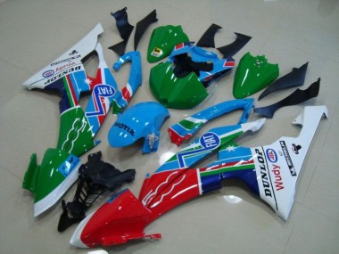 Bleu Blanc Fiat Vert Rouge Wudy Motul Dunlop Carénage Yamaha R6 08-16