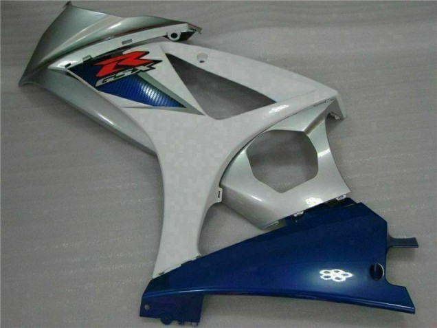 Bleu Blanc Kit Carénages Complet Suzuki GSXR 1000 K7 07-08 Bleu Blanc Kit Carénages Complet Suzuki GSXR 1000 K7 07-08