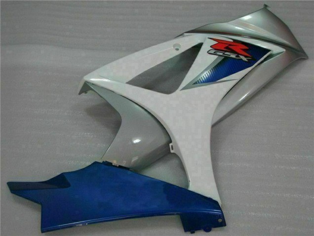 Bleu Blanc Kit Carénages Complet Suzuki GSXR 1000 K7 07-08 Bleu Blanc Kit Carénages Complet Suzuki GSXR 1000 K7 07-08
