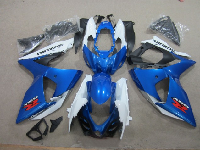 Bleu Blanc Kit Carénages Complet Suzuki GSXR 1000 K9 09-16 Bleu Blanc Kit Carénages Complet Suzuki GSXR 1000 K9 09-16