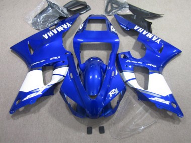 Bleu Blanc Kit Carénages Complet Yamaha R1 02-03