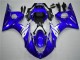 Bleu Blanc Kit Carénages Complet Yamaha R6 03-05 Bleu Blanc Kit Carénages Complet Yamaha R6 03-05