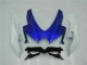 Bleu Blanc Kit Carénages Suzuki GSXR 600 / 750 K8 08-10 Bleu Blanc Kit Carénages Suzuki GSXR 600 / 750 K8 08-10