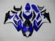 Bleu Blanc Noir Carénage Suzuki GSXR 1000 K7 07-08 Bleu Blanc Noir Carénage Suzuki GSXR 1000 K7 07-08
