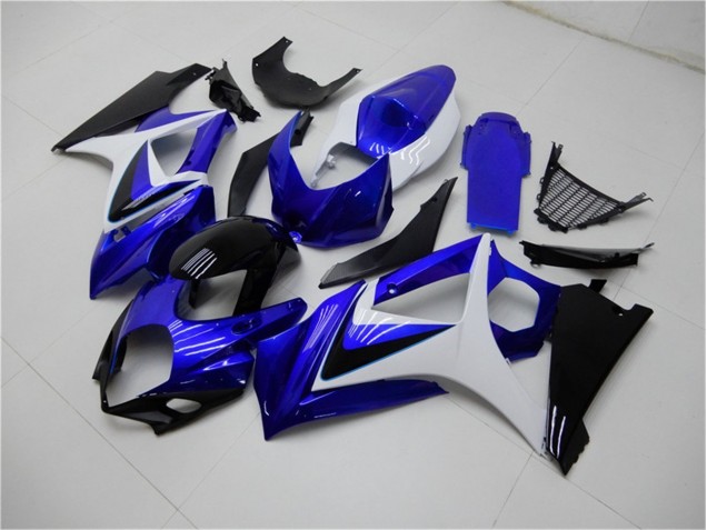 Bleu Blanc Noir Carénage Suzuki GSXR 1000 K7 07-08 Bleu Blanc Noir Carénage Suzuki GSXR 1000 K7 07-08