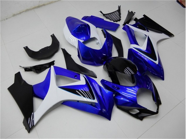 Bleu Blanc Noir Carénage Suzuki GSXR 1000 K7 07-08 Bleu Blanc Noir Carénage Suzuki GSXR 1000 K7 07-08
