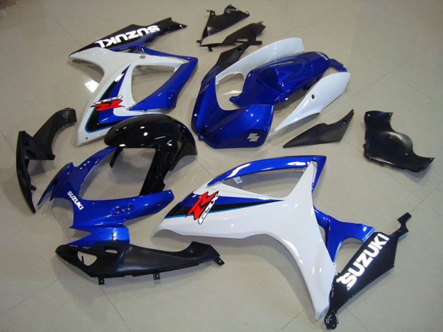 Bleu Blanc Noir Carénage Suzuki GSXR 750 K6 06-07 Bleu Blanc Noir Carénage Suzuki GSXR 750 K6 06-07