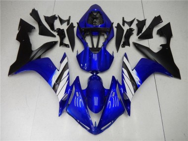 Bleu Blanc Noir Carénage Yamaha R1 04-06