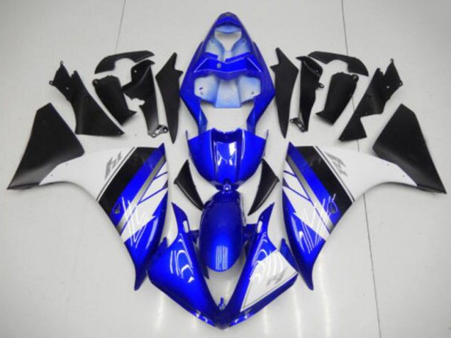 Bleu Blanc Noir Carénage Yamaha R1 09-11 Bleu Blanc Noir Carénage Yamaha R1 09-11