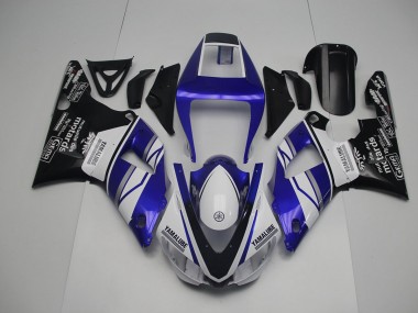 Bleu Blanc Noir Carénage Yamaha R1 98-99