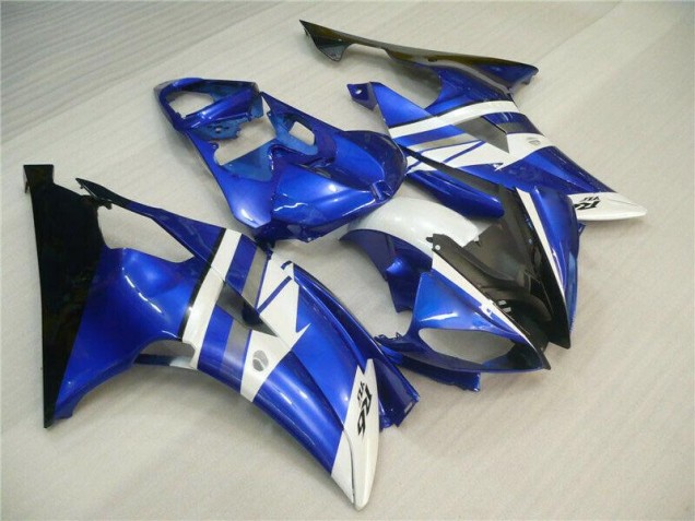 Bleu Blanc Noir Carénages Yamaha R6 08-16 Bleu Blanc Noir Carénages Yamaha R6 08-16
