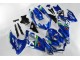 Bleu Blanc Vert Carénage Suzuki GSXR 600 / 750 K8 08-10 Bleu Blanc Vert Carénage Suzuki GSXR 600 / 750 K8 08-10