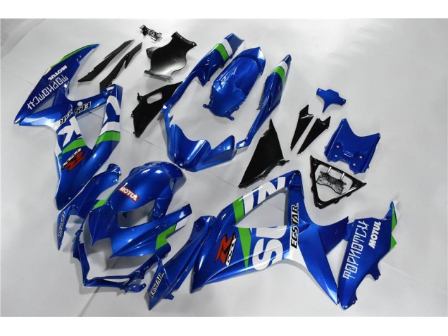 Bleu Blanc Vert Carénage Suzuki GSXR 600 / 750 K8 08-10 Bleu Blanc Vert Carénage Suzuki GSXR 600 / 750 K8 08-10