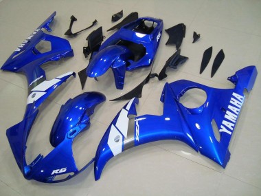 Bleu Carénage Yamaha R6 03-05