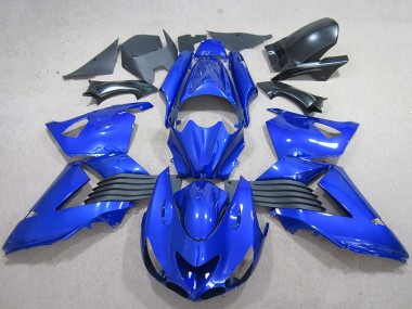 Bleu Carénages Kawasaki ZX14R ZZR 1400 06-11