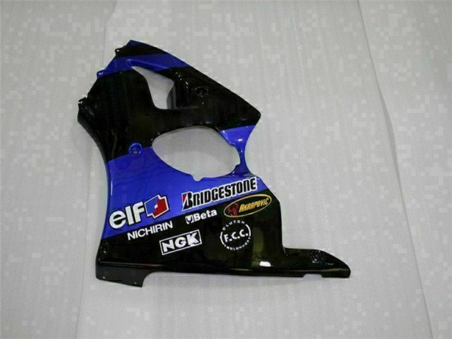 Bleu Carénages Kawasaki ZX6R 00-02 Bleu Carénages Kawasaki ZX6R 00-02