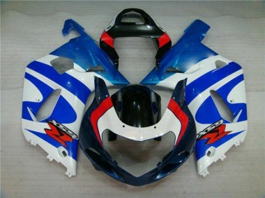 Bleu Carrosserie Suzuki GSXR 600 / 750 K1 K2 K3 01-03