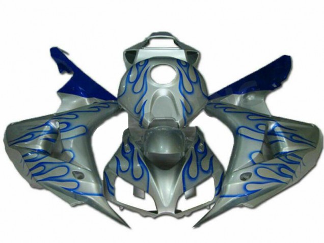 Bleu Flamme Argent Carénage Honda CBR 1000 RR 06-07 Bleu Flamme Argent Carénage Honda CBR 1000 RR 06-07