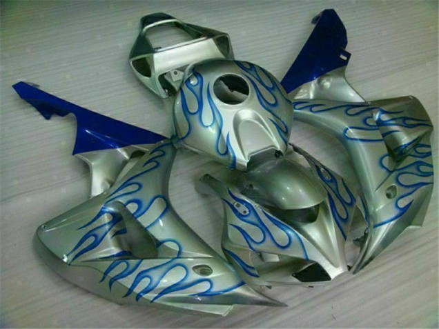 Bleu Flamme Argent Carénage Honda CBR 1000 RR 06-07 Bleu Flamme Argent Carénage Honda CBR 1000 RR 06-07