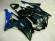 Bleu Flamme Noir Carénage Yamaha R6 08-16 Bleu Flamme Noir Carénage Yamaha R6 08-16
