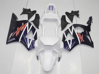 Bleu Foncé Blanc Carénage Honda CBR 900 RR 954 02-03