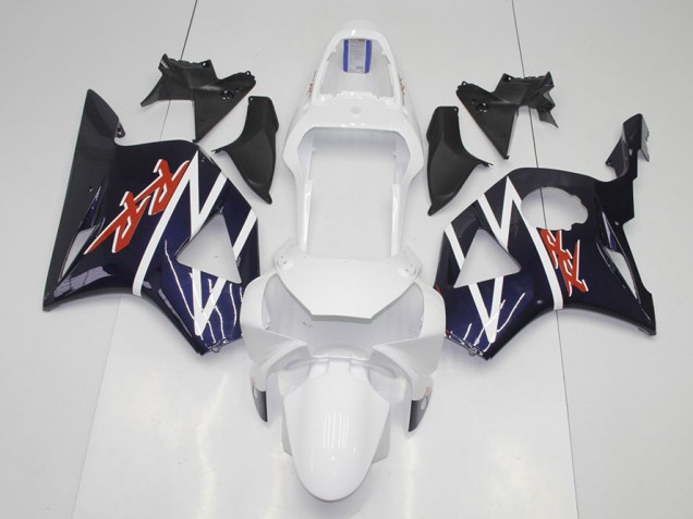 Bleu Foncé Blanc Carénage Honda CBR 900 RR 954 02-03 Bleu Foncé Blanc Carénage Honda CBR 900 RR 954 02-03