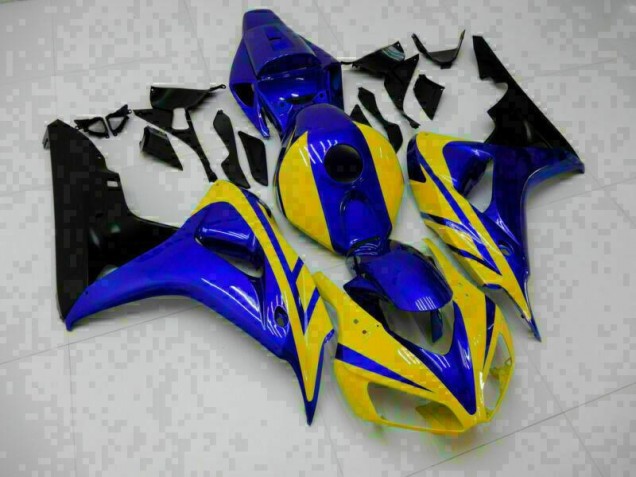 Bleu Jaune Carénage Honda CBR 1000 RR 06-07 Bleu Jaune Carénage Honda CBR 1000 RR 06-07