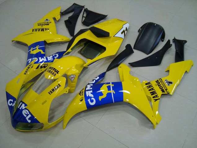 Bleu Jaune Carénage Yamaha R1 02-03