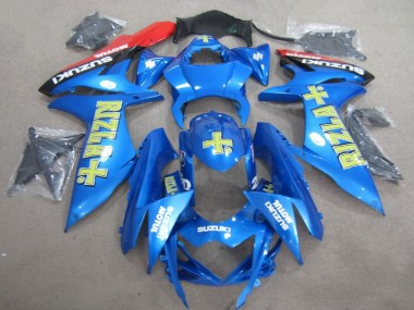 Bleu Jaune Rizla Carénage Suzuki GSXR 600 K11 11-24