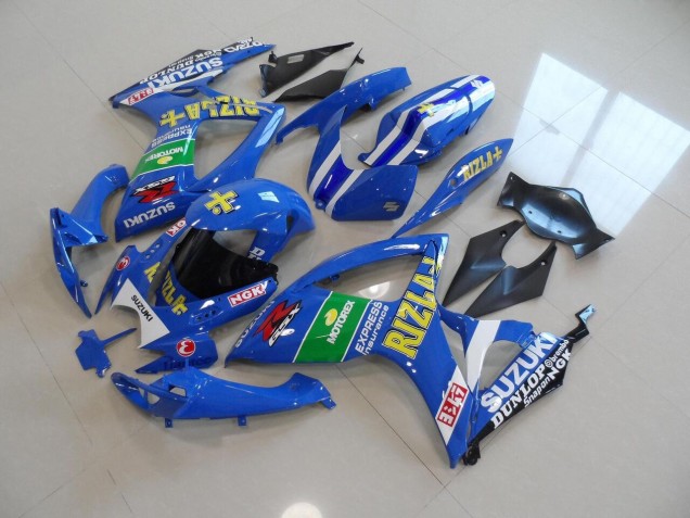 Bleu Jaune Rizla Carénage Suzuki GSXR 750 K6 06-07 Bleu Jaune Rizla Carénage Suzuki GSXR 750 K6 06-07