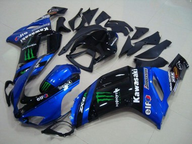 Bleu Monster Carénage Kawasaki ZX6R 07-08