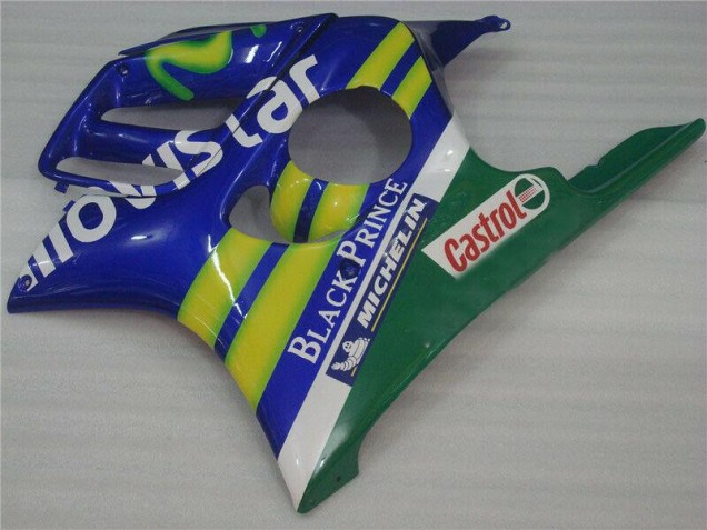 Bleu Movistar Castrol Carénage Honda CBR 600 F3 95-98 Bleu Movistar Castrol Carénage Honda CBR 600 F3 95-98