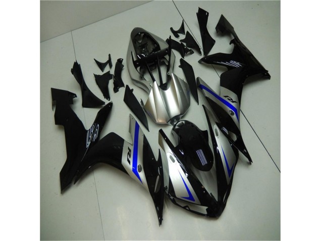 Bleu Noir Argent Carénage Yamaha R1 04-06 Bleu Noir Argent Carénage Yamaha R1 04-06
