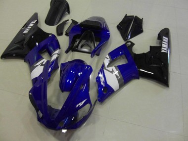 Bleu Noir Blanc Carénage Yamaha R1 00-01