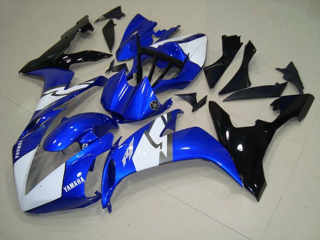 Bleu Noir Blanc Carénage Yamaha R1 04-06 Bleu Noir Blanc Carénage Yamaha R1 04-06