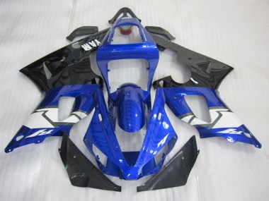 Bleu Noir Blanc Carénages Yamaha R1 00-01