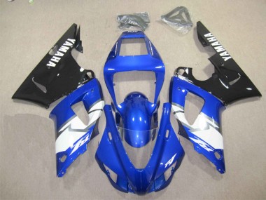Bleu Noir Blanc Décalque Carénage Yamaha R1 98-99
