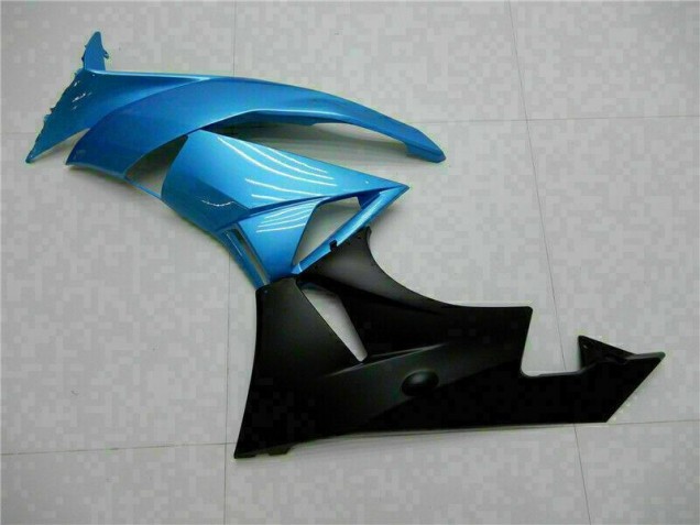 Bleu Noir Carénage Kawasaki ZX6R 09-12