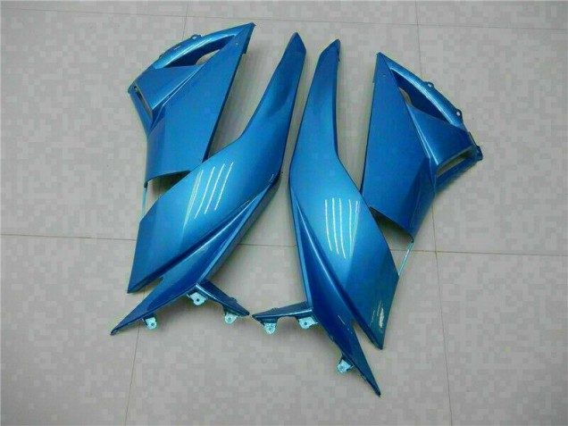 Bleu Noir Carénage Kawasaki ZX6R 09-12