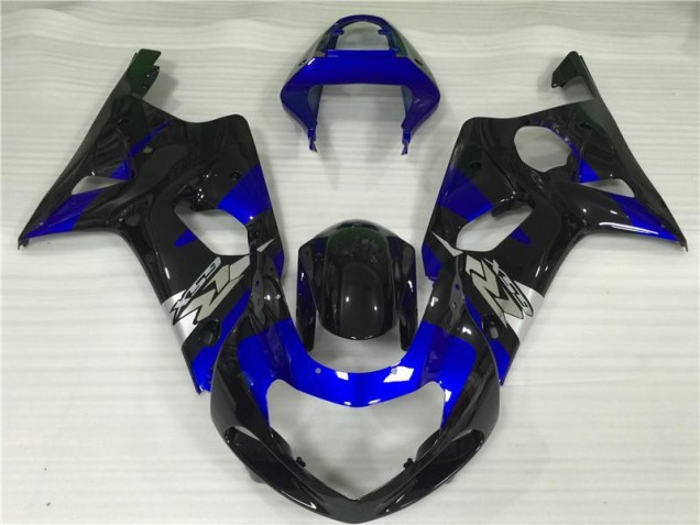 Bleu Noir Carénage Suzuki GSXR 1000 K1 00-02 Bleu Noir Carénage Suzuki GSXR 1000 K1 00-02