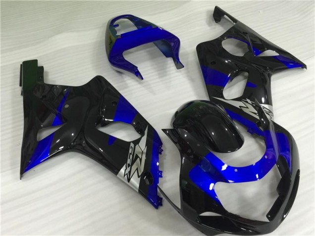 Bleu Noir Carénage Suzuki GSXR 1000 K1 00-02 Bleu Noir Carénage Suzuki GSXR 1000 K1 00-02