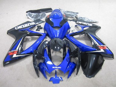 Bleu Noir Carénage Suzuki GSXR 750 K6 06-07