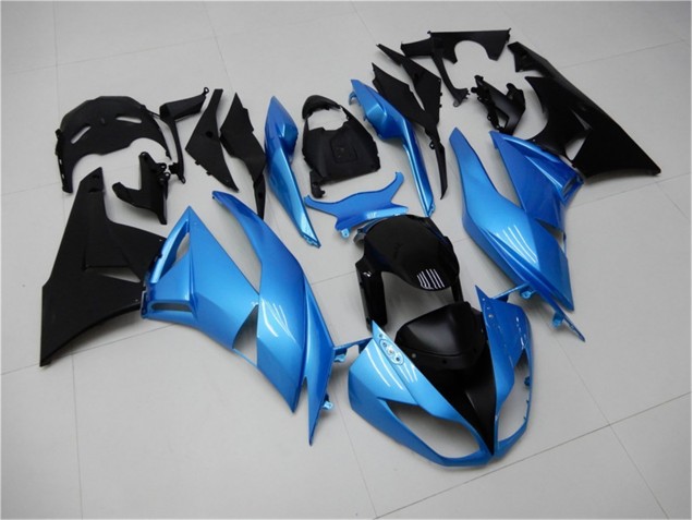 Bleu Noir Carénages Kawasaki ZX6R 09-12 Bleu Noir Carénages Kawasaki ZX6R 09-12