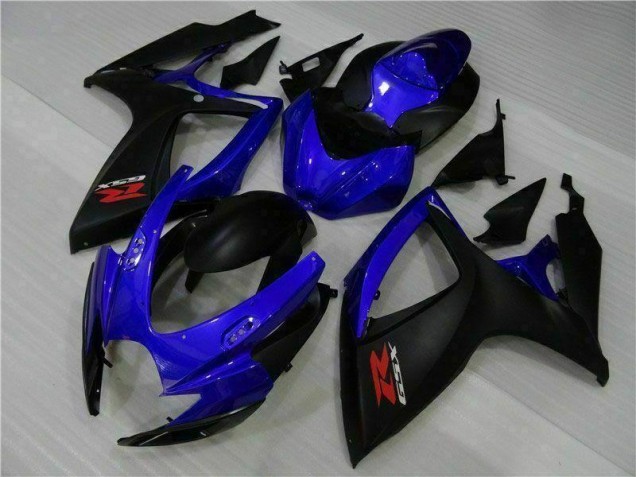 Bleu Noir Carénages Suzuki GSXR 600 / 750 K6 06-07 Bleu Noir Carénages Suzuki GSXR 600 / 750 K6 06-07