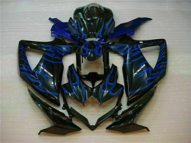 Bleu Noir Carénages Suzuki GSXR 600 / 750 K8 08-10 Bleu Noir Carénages Suzuki GSXR 600 / 750 K8 08-10