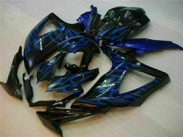 Bleu Noir Carénages Suzuki GSXR 600 / 750 K8 08-10 Bleu Noir Carénages Suzuki GSXR 600 / 750 K8 08-10