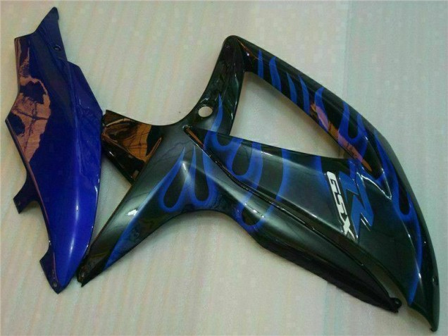 Bleu Noir Carénages Suzuki GSXR 600 / 750 K8 08-10 Bleu Noir Carénages Suzuki GSXR 600 / 750 K8 08-10
